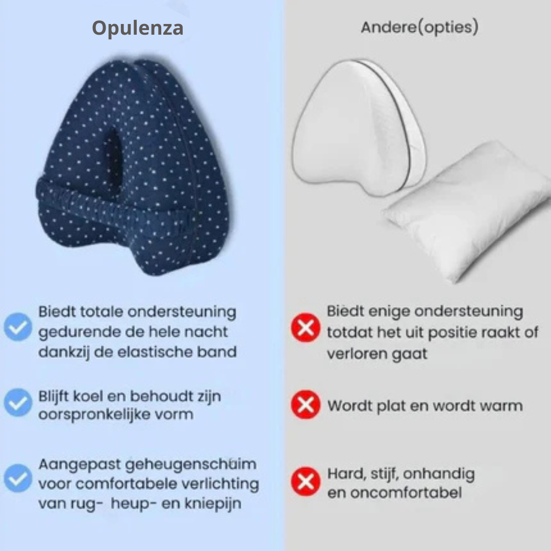 Opulenza Steunkussen - Verlicht Rugpijn, Heuppijn en Ischias
